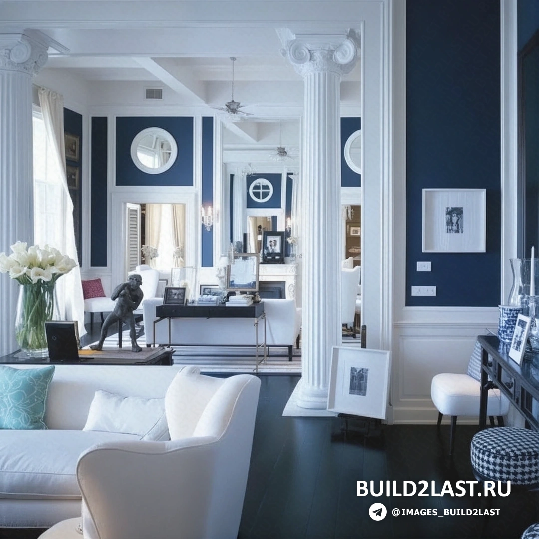 Гостиная с дизайнерскими люстрами, камином и балками, оформленная в средиземноморском стиле с оранжевыми акцентами